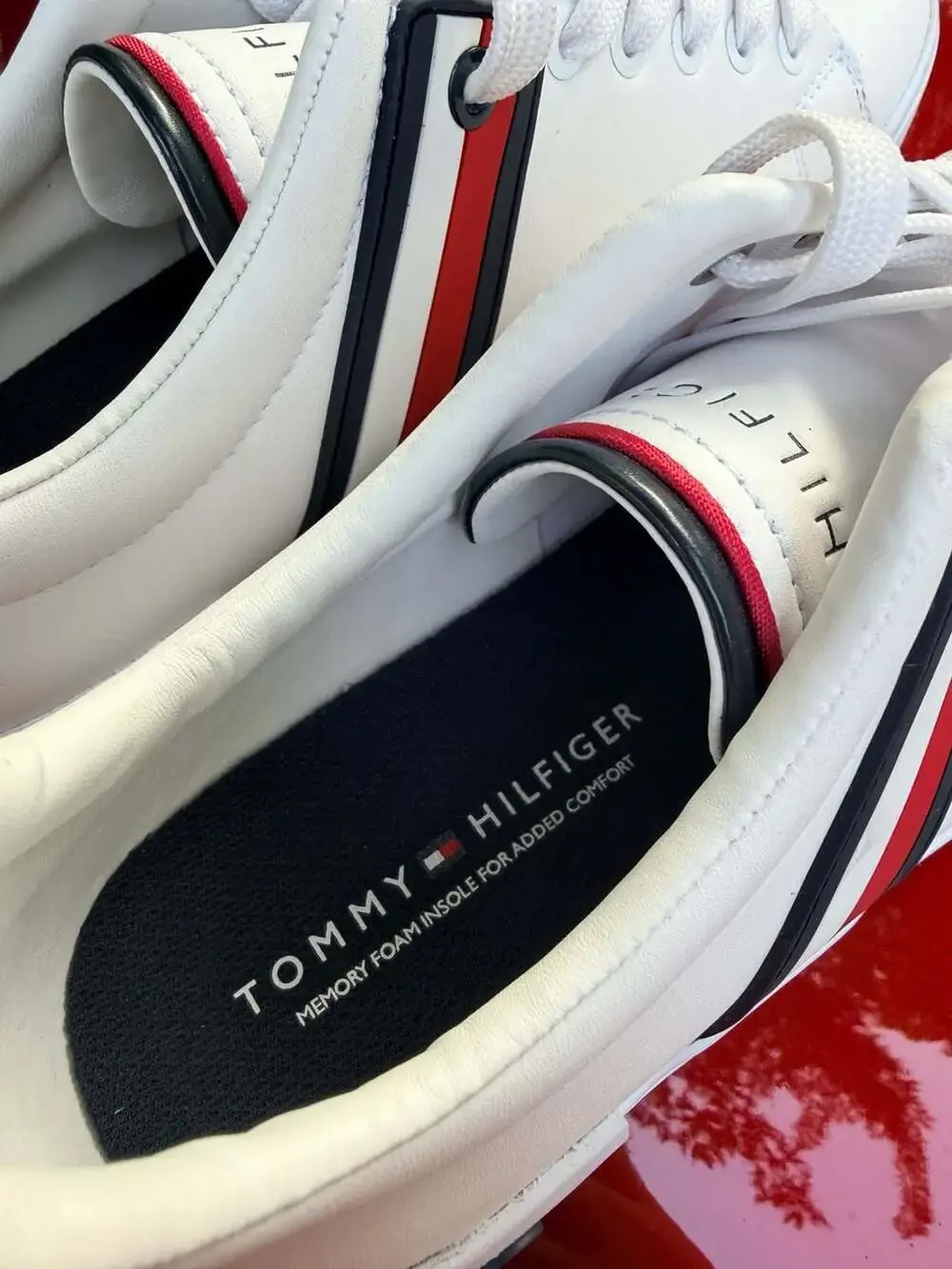 Tommy Hilfiger Men's Ramus Casual Lace-Up Sneakers, White